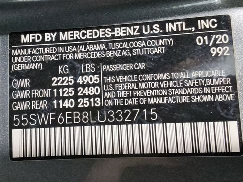 Used 2020 Mercedes-Benz C 43 AMG 4MATIC Sedan w/ Driver Assistance Package image 11