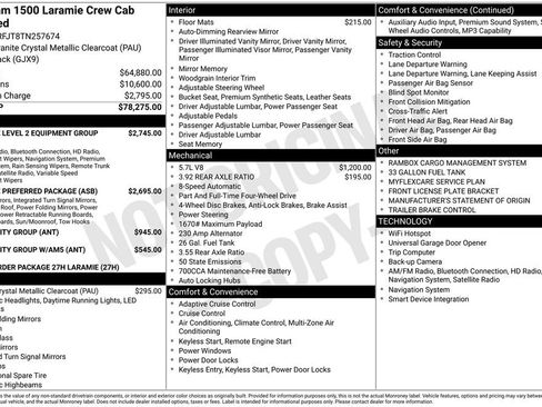 Used 2026 RAM 1500 Laramie AWD/4WD image 4