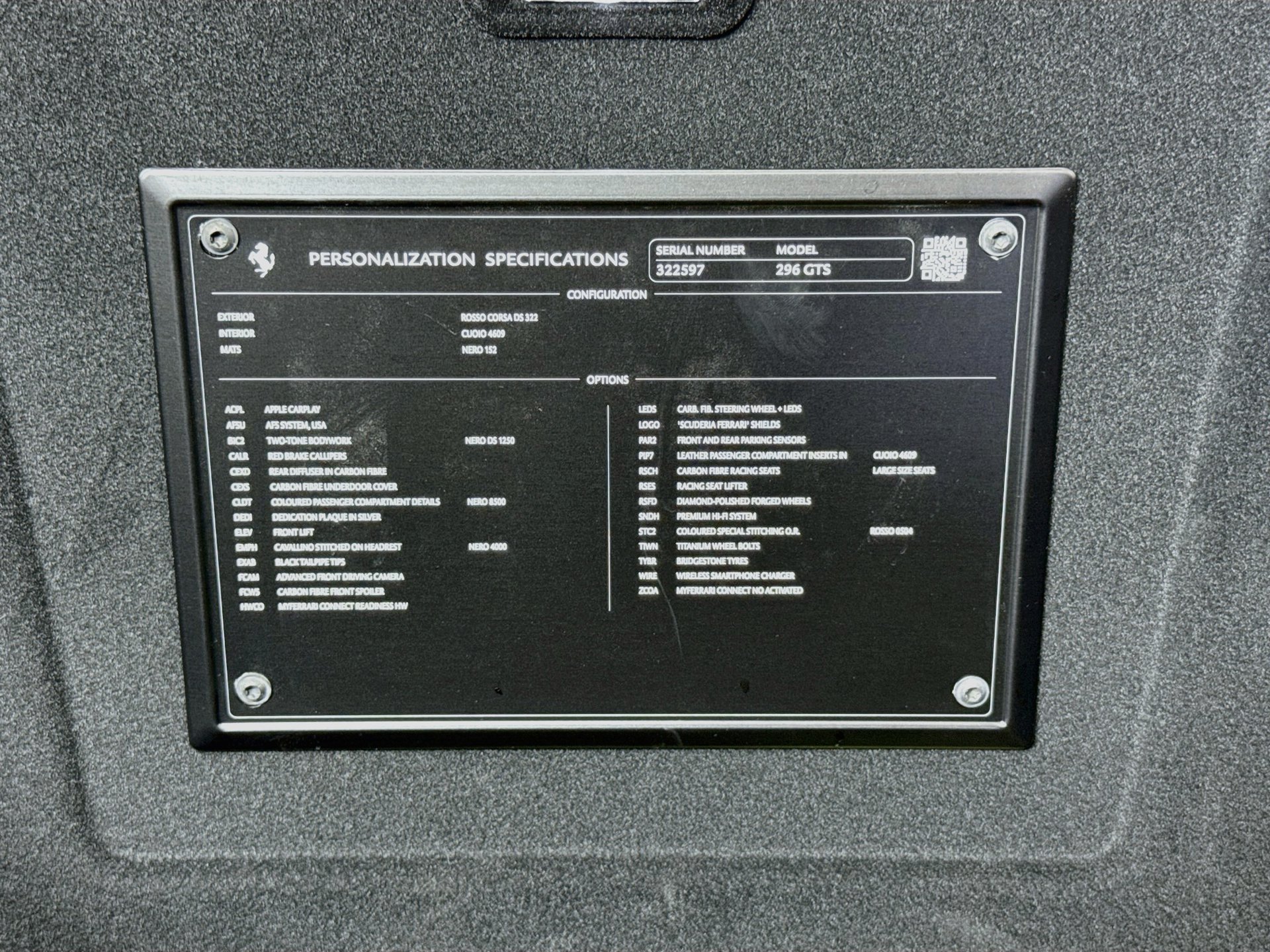 Certified 2025 Ferrari 296 GTS RWD image 28