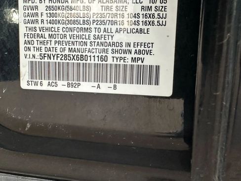 Used 2006 Honda Pilot EX-L image 27