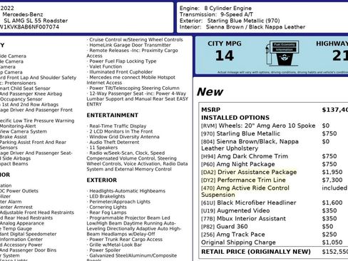 Used 2022 Mercedes-Benz SL 55 AMG 4MATIC image 6