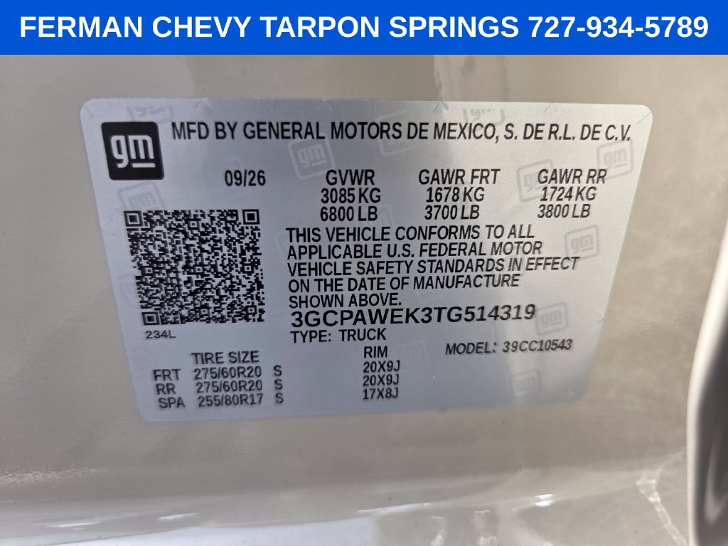 New 2026 Chevrolet Silverado 1500 RST w/ RST Select Package RWD image 20