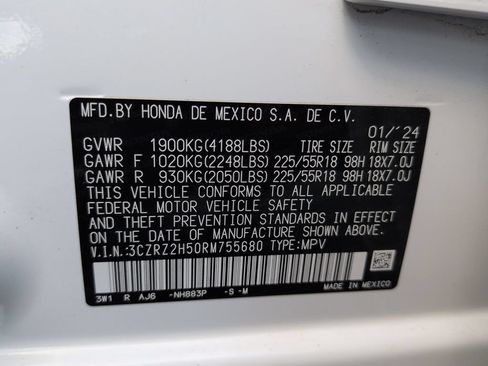Certified 2024 Honda HR-V Sport image 35