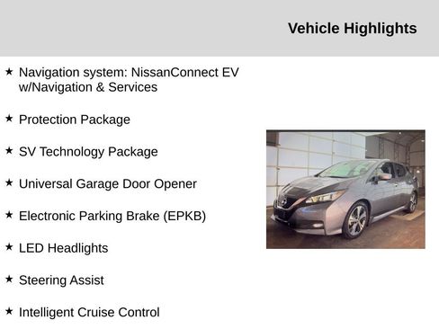 Used 2022 Nissan Leaf SV w/ SV Technology Package image 2