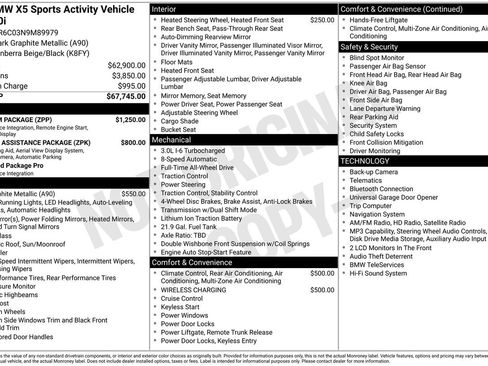 Used 2022 BMW X5 xDrive40i w/ Premium Package AWD/4WD image 5