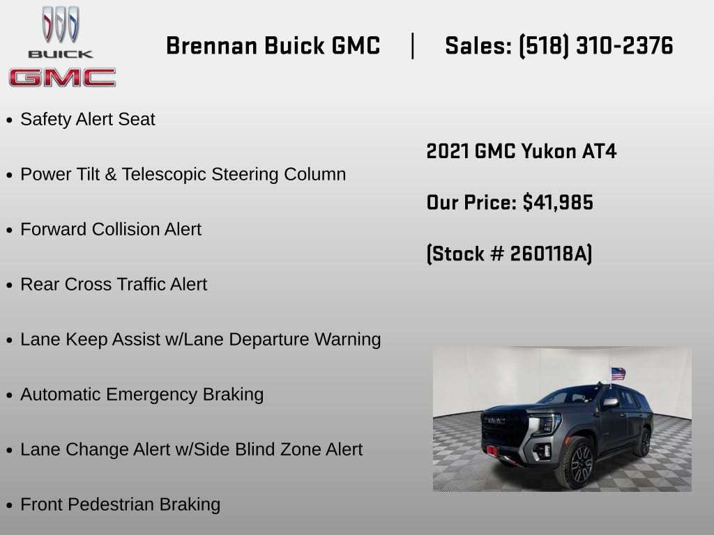 Certified 2021 GMC Yukon AT4 w/ AT4 Premium Plus Package AWD/4WD image 27