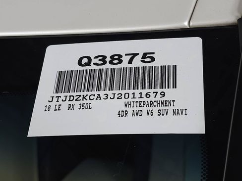 Used 2018 Lexus RX 350L AWD w/ Premium Package image 36