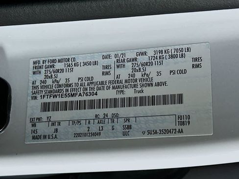 Certified 2021 Ford F150 XL w/ STX Appearance Package AWD/4WD image 23