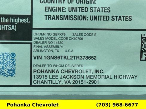 New 2026 Chevrolet Tahoe High Country AWD/4WD image 30