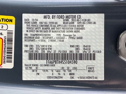 New 2025 Ford Mustang Ecoboost Fastback image 13