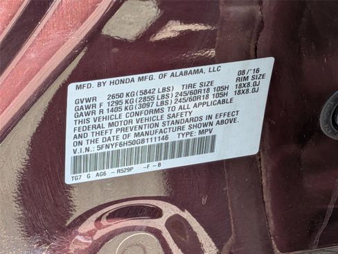 Used 2016 Honda Pilot EX-L image 37