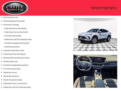 New 2026 Buick Envista Sport Touring w/ Convenience I Package FWD image 3