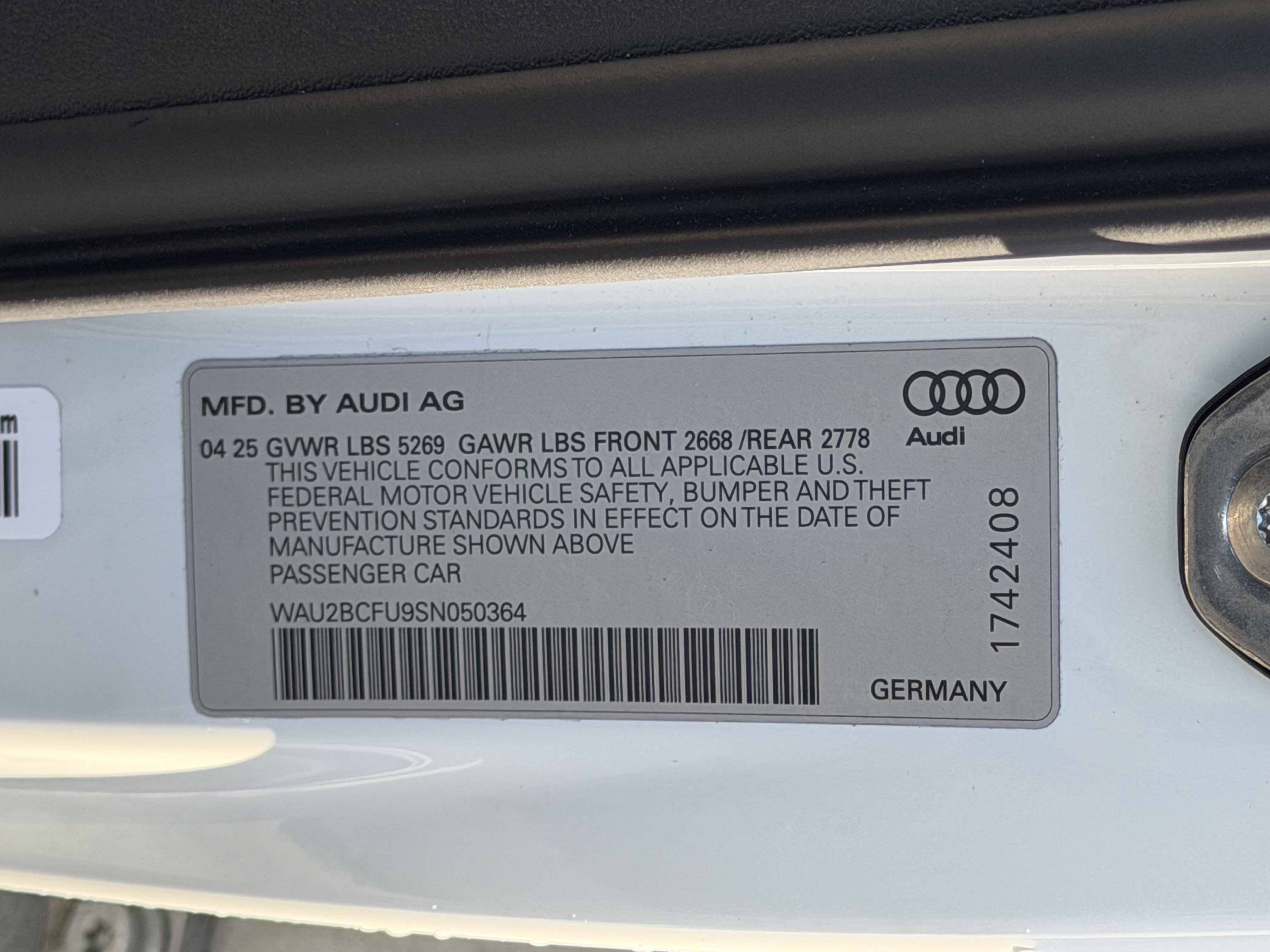 Used 2025 Audi A5 Premium Plus w/ Premium Plus AWD/4WD image 28