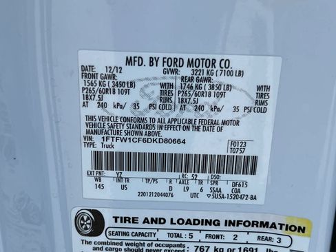 Used 2013 Ford F150 XLT w/ Luxury Equipment Group RWD image 30
