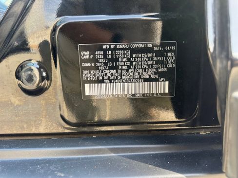 Used 2019 Subaru Outback 3.6R Limited w/ Protection Package #1 AWD/4WD image 39