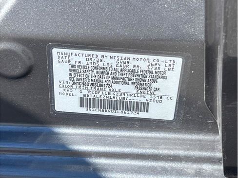 Used 2025 Nissan Versa S w/ S Plus Package FWD image 19
