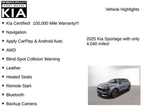 Certified 2025 Kia Sportage EX image 7