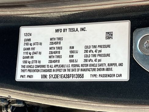 Used 2025 Tesla Model 3 Long Range RWD image 33