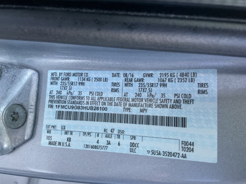 Used 2017 Ford Escape SE AWD/4WD image 31