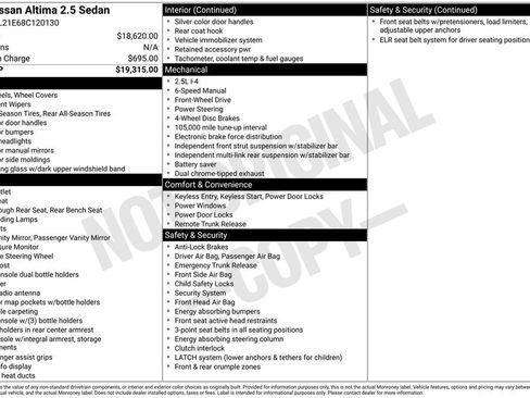 Used 2008 Nissan Altima 2.5 image 7