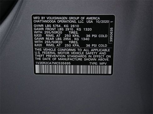 Used 2021 Volkswagen Atlas SEL image 18