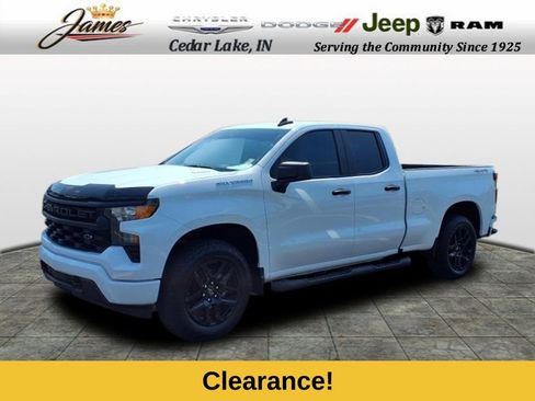 Used 2025 Chevrolet Silverado 1500 Custom w/ LPO, Dark Essentials Package image 1