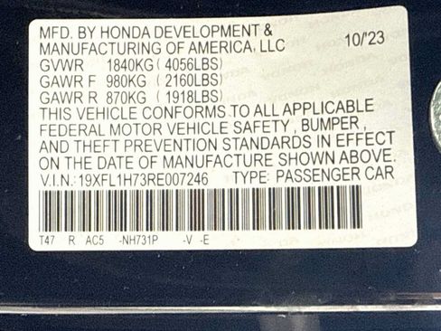 Used 2024 Honda Civic EX-L image 43