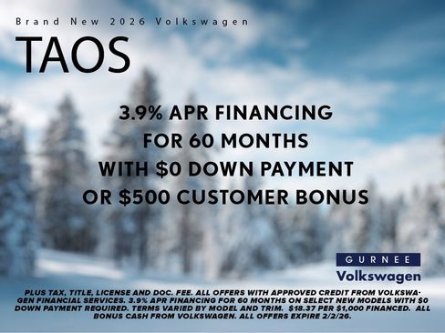 New 2026 Volkswagen Taos SE image 4