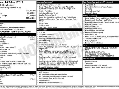 Used 2021 Chevrolet Tahoe LT RWD image 35