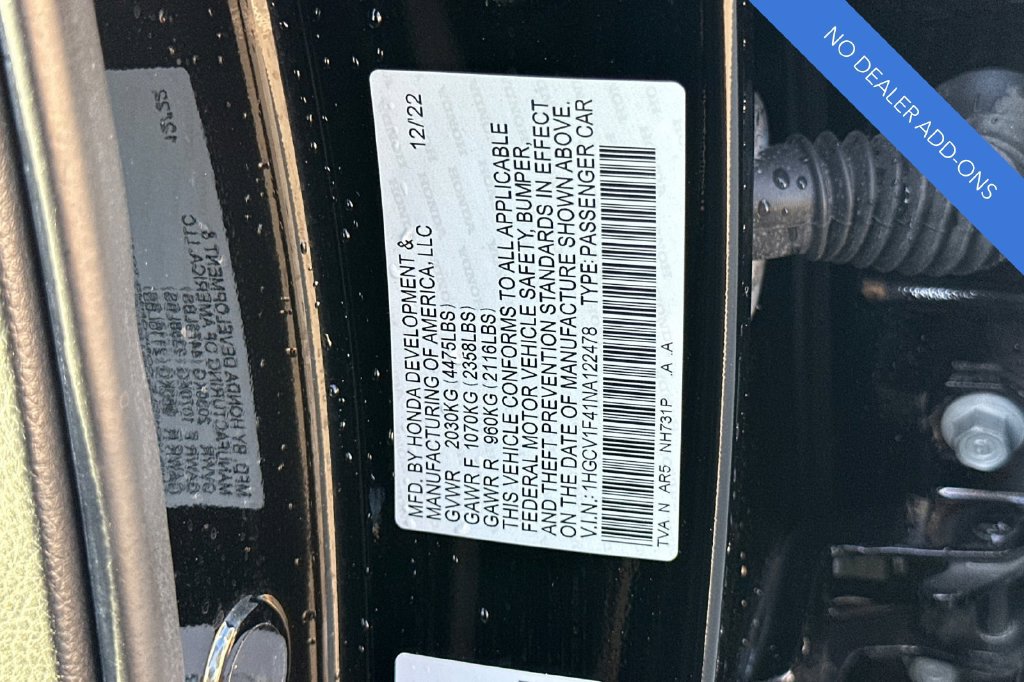 Certified 2022 Honda Accord Sport Special Edition image 33