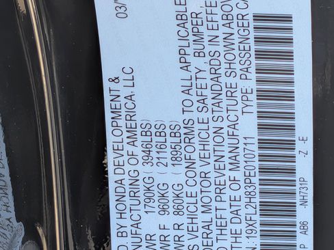 Certified 2023 Honda Civic Sport image 31