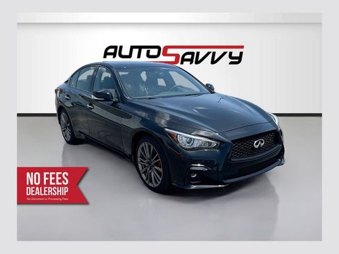 Used 2022 INFINITI Q50 Red Sport 400 AWD/4WD image 1