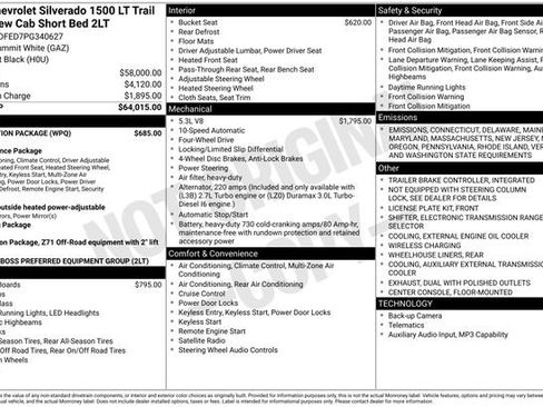 Used 2023 Chevrolet Silverado 1500 LT Trail Boss w/ Protection Package image 6