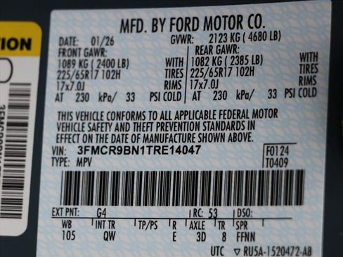 New 2026 Ford Bronco Sport Big Bend w/ Convenience Package AWD/4WD image 32