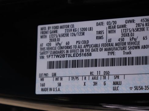 Used 2020 Ford F250 Lariat w/ Lariat Ultimate Package AWD/4WD image 47