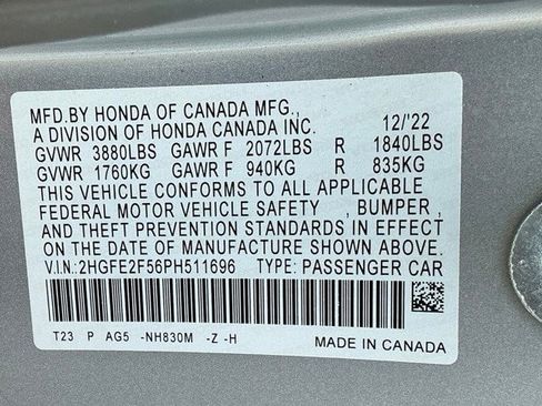 Used 2023 Honda Civic Sport image 23