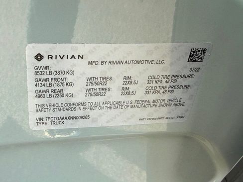 Used 2022 Rivian R1T Adventure image 45