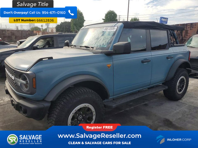 Used 2022 Ford Bronco Badlands w/ Sasquatch Package AWD/4WD image 1