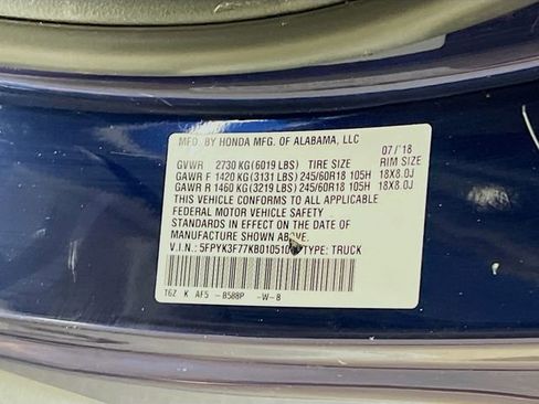 Used 2019 Honda Ridgeline RTL-E image 27