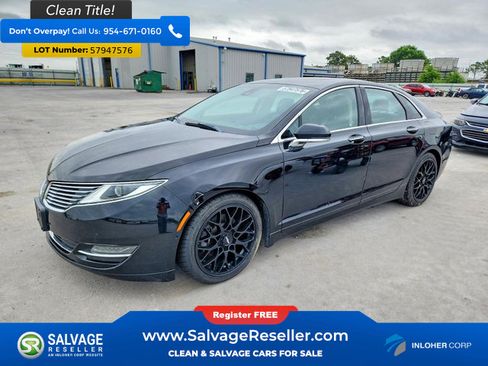 Used 2016 Lincoln MKZ AWD w/ Equipment Group 300A Reserve image 1