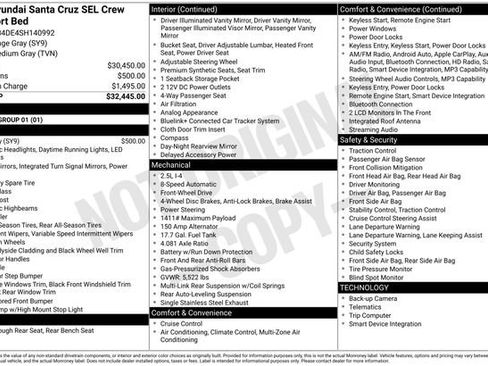 Used 2025 Hyundai Santa Cruz SEL FWD image 35