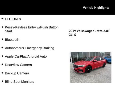 Used 2019 Volkswagen Jetta GLI image 30