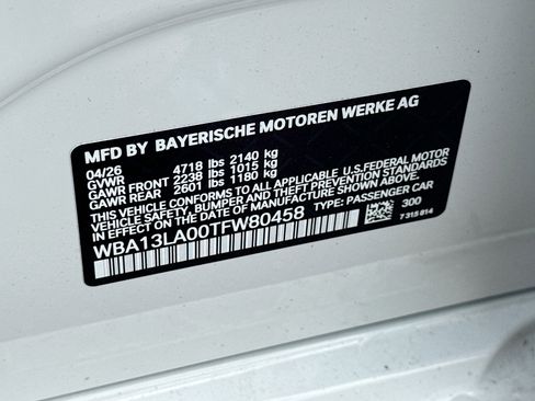 New 2026 BMW 330i Sedan w/ M Sport Package RWD image 43