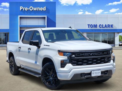 Used 2023 Chevrolet Silverado 1500 Custom w/ LPO, Dark Essentials Package RWD image 1