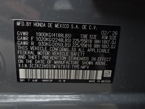 New 2026 Honda HR-V Sport image 22