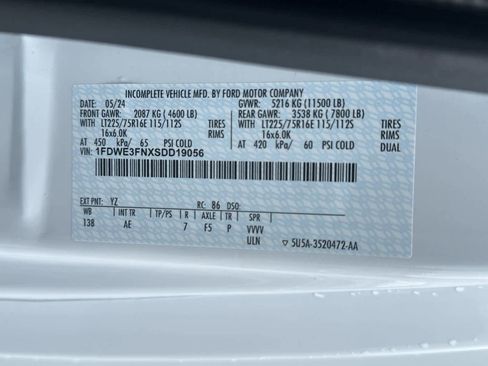 New 2025 Ford E-350 and Econoline 350 Super Duty w/ Power Equipment Group RWD image 26