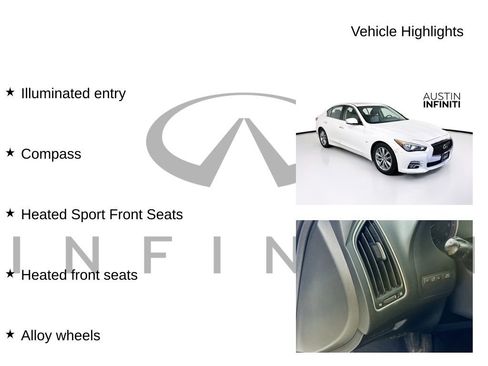 Used 2014 INFINITI Q50 Sport w/ Moonroof Package image 10