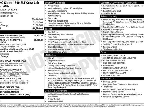 New 2026 GMC Sierra 1500 SLT w/ SLT Premium Plus Package AWD/4WD image 6