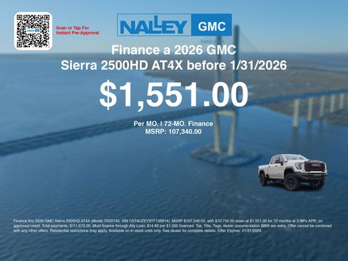 New 2026 GMC Sierra 2500 AT4X w/ AT4X AEV Edition image 7