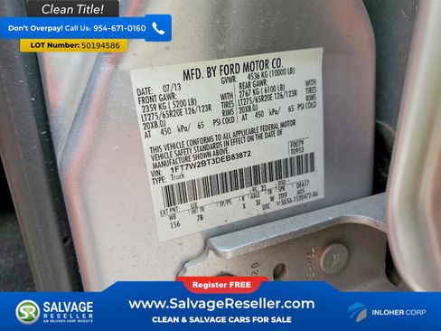 Used 2013 Ford F250 Platinum w/ FX4 Off Road Pkg image 16